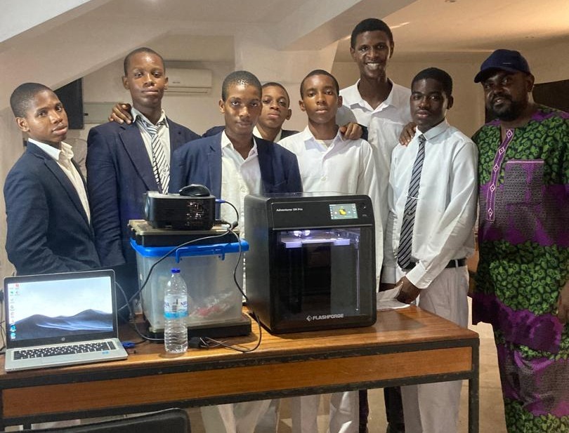 After 3d design and training classes at Kings college 1